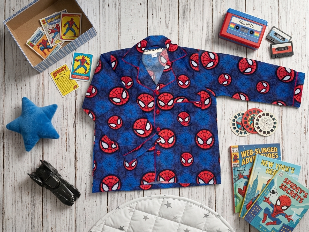 Spiderman Full Sleeves Nightsuit