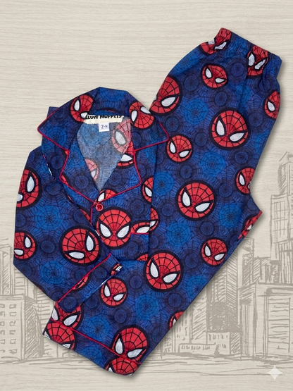 Spiderman Full Sleeves Nightsuit