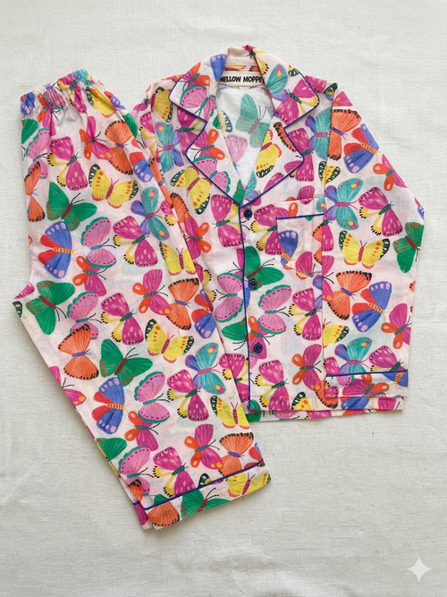 Butterfly Nest Full Sleeves Nightsuit