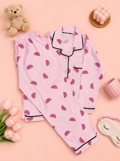 Sweet Watermelon Night Suit
