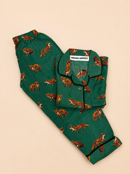Little Wolf  Full sleeves Night Suit