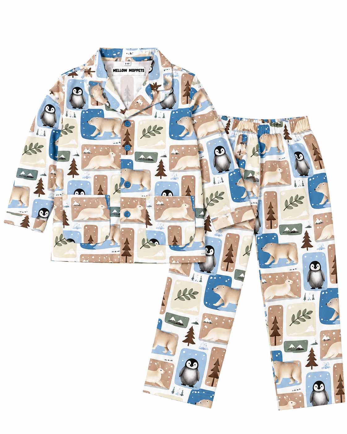 Woodland Wonders Kids Cotton Night Suit