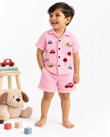 Little Getaway Muslin Co-ord Set