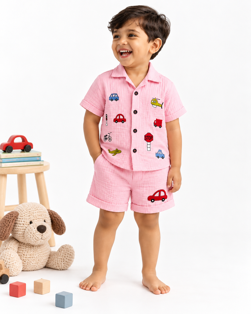 Little Getaway Muslin Co-ord Set