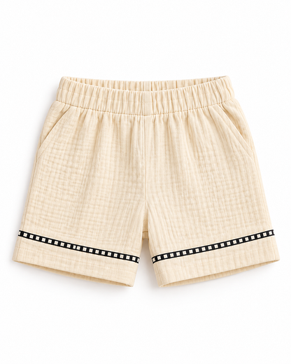 Little Gentleman Muslin Co-ord set