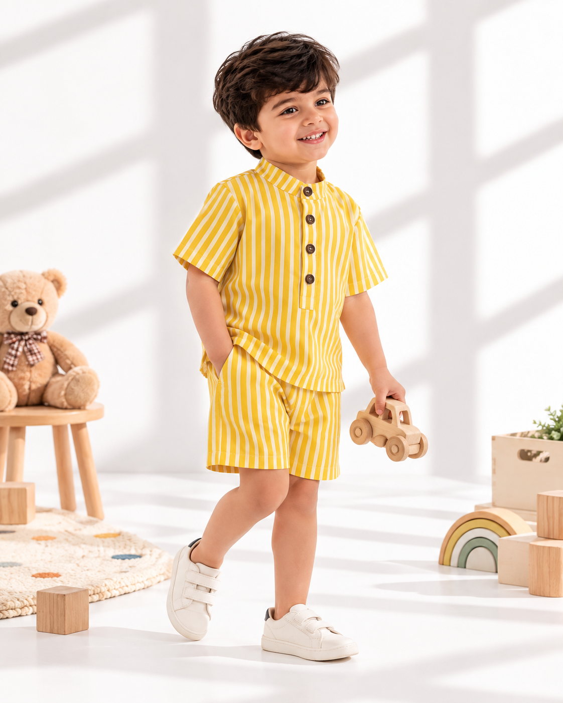 Sunshine Stripe Cotton Co-ord Set