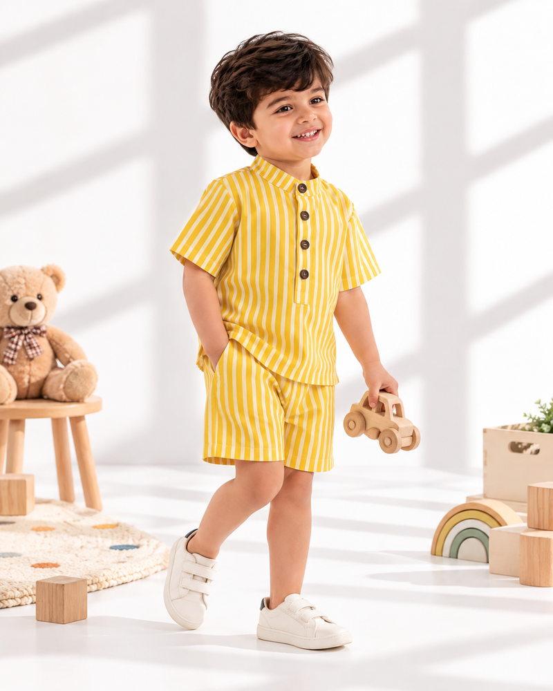 Sunshine Stripe Cotton Co-ord Set