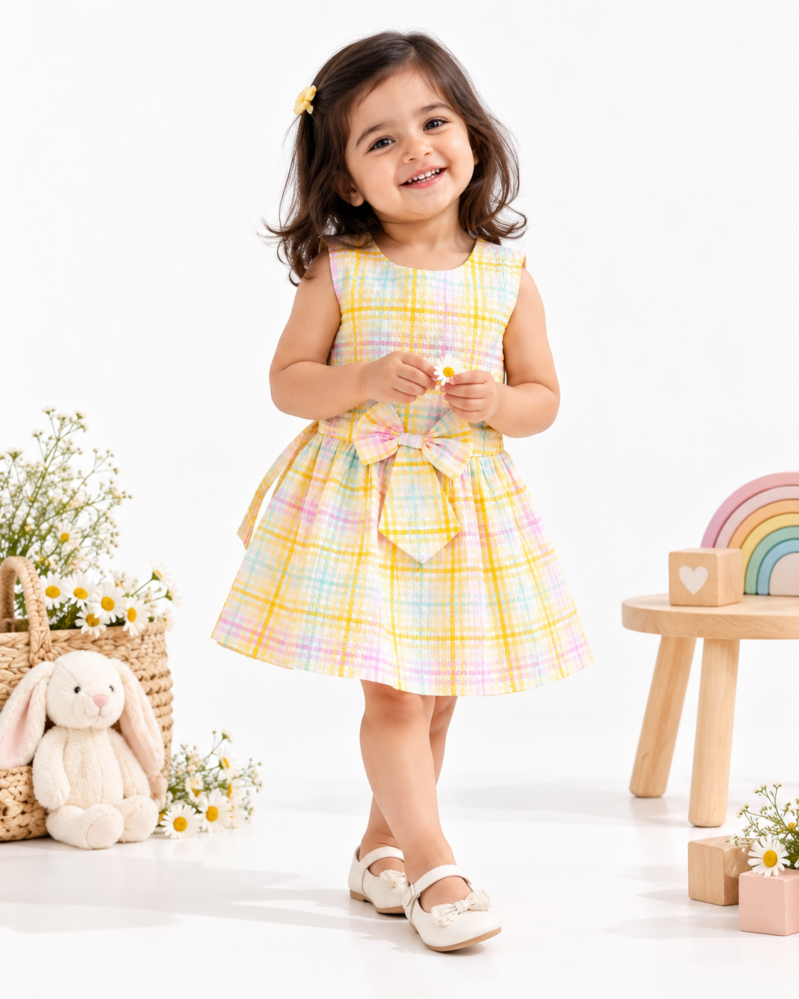 Pastel Picnic Summer Dress