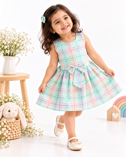 Pastel Picnic Summer Dress