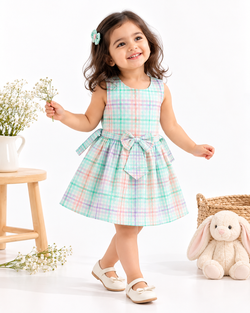 Pastel Picnic Summer Dress