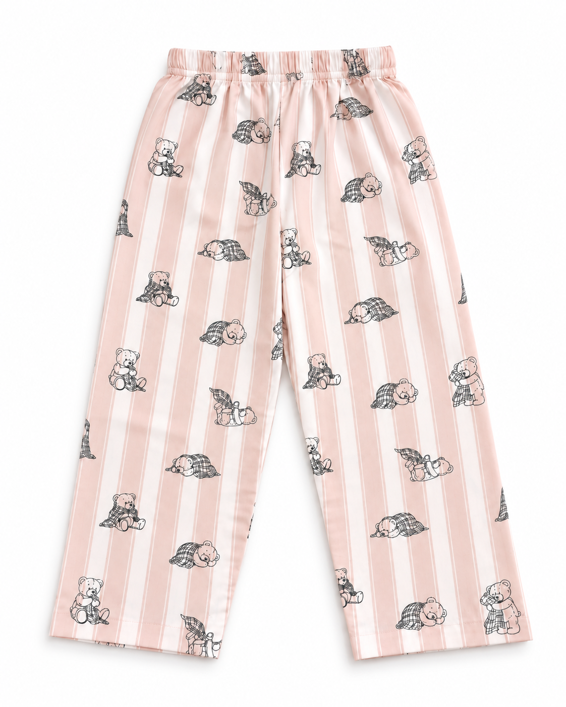 Bear Hugs & Snoozes Kids Cotton Nightsuit