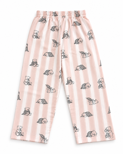 Bear Hugs & Snoozes Kids Cotton Nightsuit