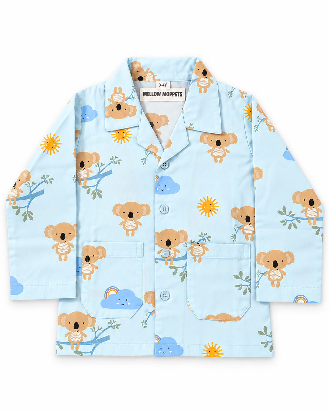 Koala's Cloud Club Kids Cotton Nightsuit