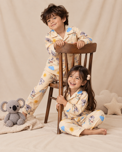 Koala's Cloud Club Kids Cotton Nightsuit