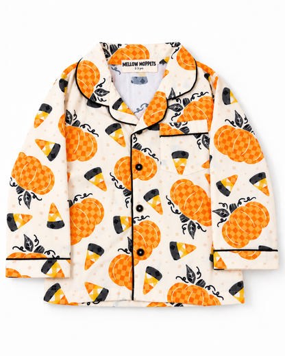 Pumpkin Dreams Pure Cotton Night Suit