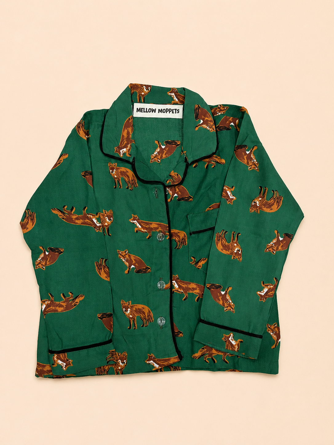 Little Wolf  Full sleeves Night Suit