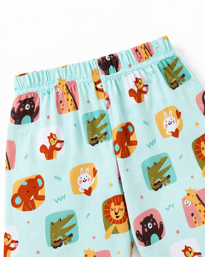 Critter Carnival Kids Cotton Nightsuit