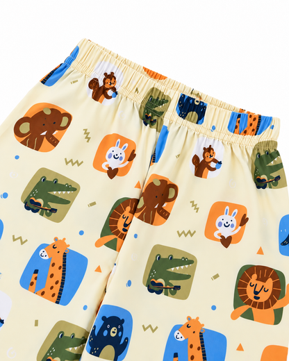 Critter Carnival Kids Cotton Nightsuit