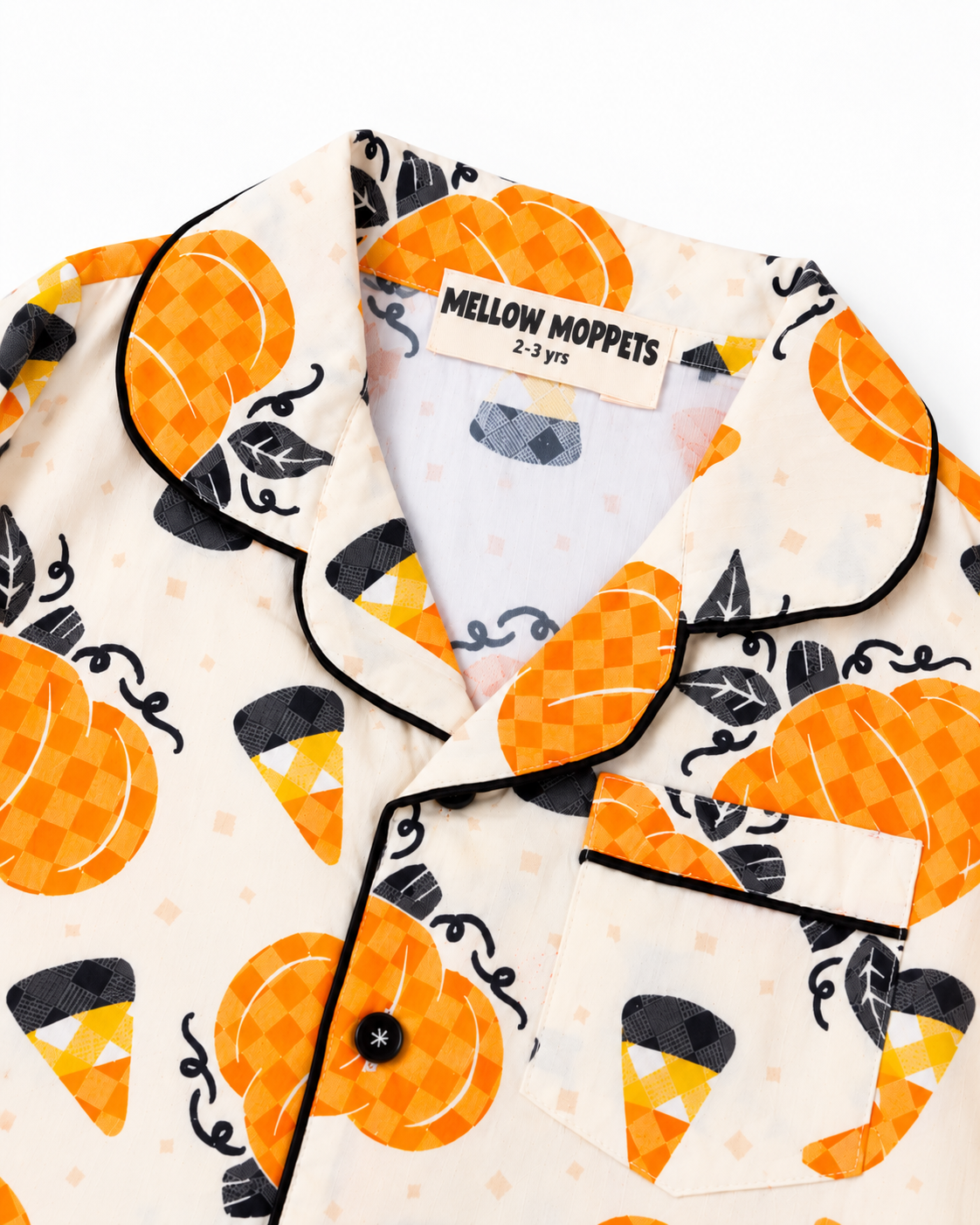 Pumpkin Dreams Pure Cotton Night Suit